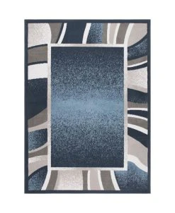 Global Rug Designs Loma LOM03 Blue 7'8 X 10'7 Area Rug