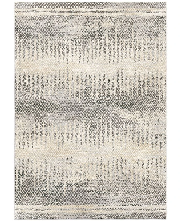 Palmetto Living Riverstone Pinnacle Cloud Gray 5'3 X 7'6 Area Rug 3 Palmetto Living Riverstone Pinnacle Cloud Gray 5'3 X 7'6 Area Rug