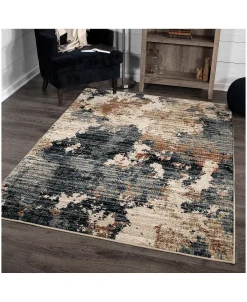 Palmetto Living Adagio High Plains Silver Tone 5'1 X 7'6 Area Rug -Chic Home Store 15194544 fpx