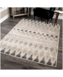 Palmetto Living Riverstone Laveen Cloud Gray 5'3 X 7'6 Area Rug -Chic Home Store 15194825 fpx