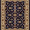KM Home CLOSEOUT! 1592/1081/NAVY Pesaro Blue 5'5 X 7'7 Area Rug -Chic Home Store 15195023 fpx