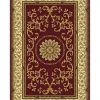 KM Home CLOSEOUT! 1419/1330/BURGUNDY Navelli Red 3'3 X 5'4 Area Rug -Chic Home Store 15195069 fpx