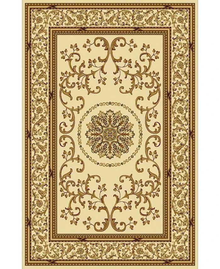 KM Home CLOSEOUT! 1419/1311/IVORY Navelli Ivory 5'5 X 8'3 Area Rug 3 KM Home CLOSEOUT! 1419/1311/IVORY Navelli Ivory 5'5 X 8'3 Area Rug