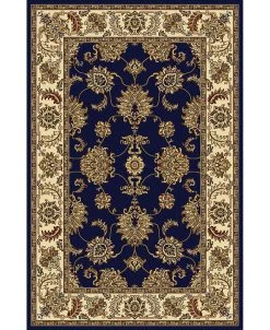 KM Home CLOSEOUT! 1330/1242/NAVY Navelli Blue 7'9 X 9'6 Area Rug