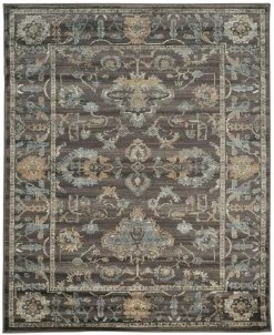 KM Home CLOSEOUT! 3562/0041/LIGHTBROWN Cantu Brown 5'3 X 7'3 Area Rug