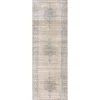 KM Home CLOSEOUT! 3563/0023/BONE Cantu Ivory/ Cream 2'2 X 7'7 Runner Rug -Chic Home Store 15195331 fpx