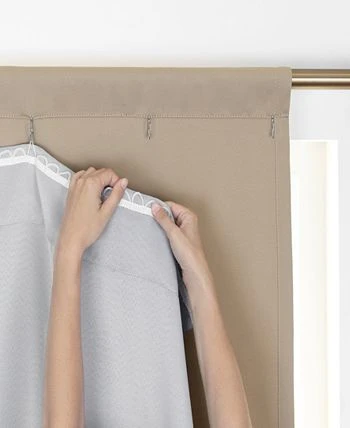 Elrene Xtra Wide Thermal Blackout Curtain Liner, 40x60 5 Elrene Xtra Wide Thermal Blackout Curtain Liner, 40x60 - Image 3