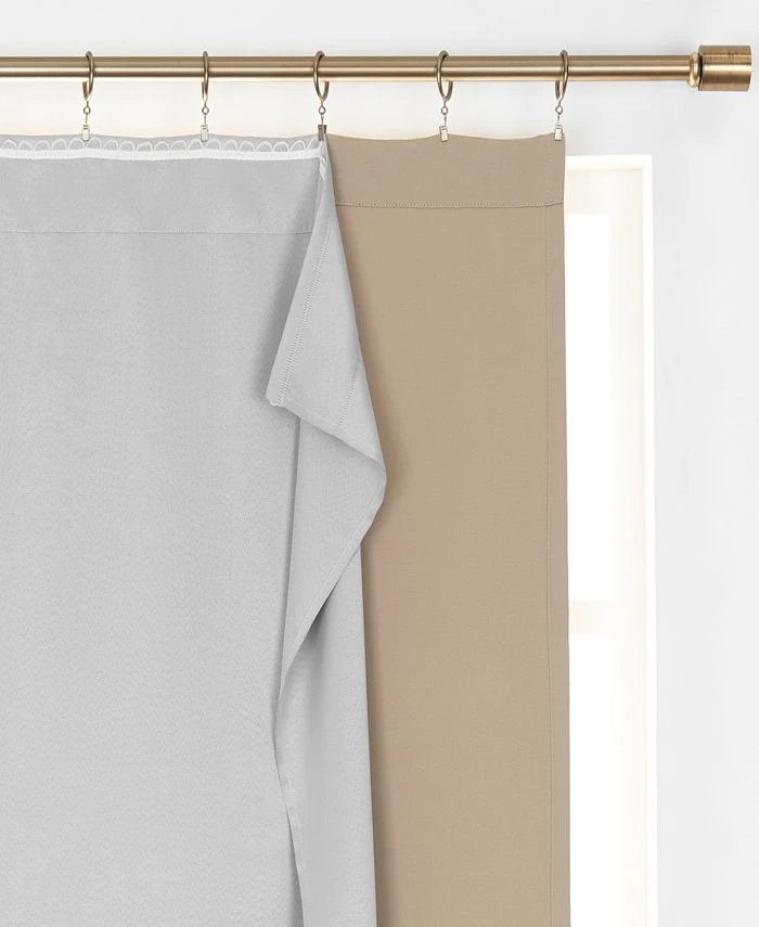 Elrene Xtra Wide Thermal Blackout Curtain Liner, 40x60 3 Elrene Xtra Wide Thermal Blackout Curtain Liner, 40x60