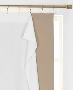 Elrene Xtra Wide Draft Stop Thermal Curtain Liner, 40x60
