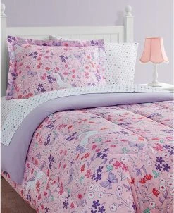 Design Studio Unicorn Floral 8-Piece Twin Comforter Set