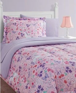 Design Studio Unicorn Floral 11-Piece Full Comforter Set -Chic Home Store 15894118 fpx