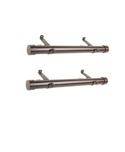 Rod Desyne 1.5 Side Curtain Rod 12-20 (Set Of 2) -Chic Home Store 15926456 fpx