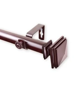 Rod Desyne Bedpost Curtain Rod 1 OD 66-120 Inch -Chic Home Store 15926554 fpx