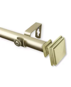 Rod Desyne Bedpost Curtain Rod 1 OD 66-120 Inch -Chic Home Store 15926559 fpx