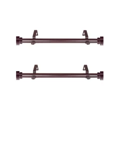 Rod Desyne 1 Side Curtain Rod 12-20 (Set Of 2) 12 Rod Desyne 1 Side Curtain Rod 12-20 (Set Of 2) -Chic Home Store 15926635 fpx