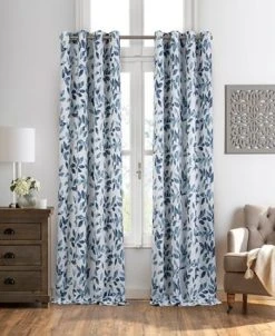 Elrene Avalon Botanical Print 52 X 95 Blackout Curtain Panel -Chic Home Store 16495342 fpx