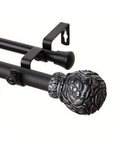 Rod Desyne Uble Curtain Rod 1 OD 120-170 Inch -Chic Home Store 16550012 fpx
