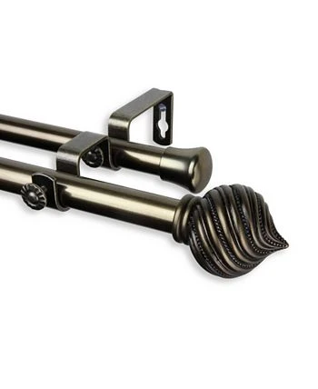 Rod Desyne Bisque Double Curtain Rod 0.8125 Diameter 66 - 120 10 Rod Desyne Bisque Double Curtain Rod 0.8125 Diameter 66 - 120 - Image 8