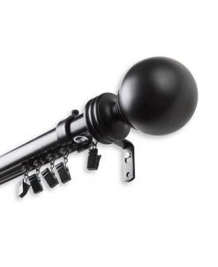 Rod Desyne Sphere Contemporary Traverse Rod 86-120 Inch 11 Rod Desyne Sphere Contemporary Traverse Rod 86-120 Inch -Chic Home Store 16550218 fpx