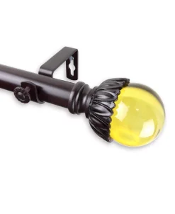 Rod Desyne Pixie Curtain Rod 1 Inch Dia 48-84 Inch -Chic Home Store 16550291 fpx