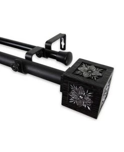 Rod Desyne Ophelia Double Curtain Rod 1 OD 28-48 Inch 14 Rod Desyne Ophelia Double Curtain Rod 1 OD 28-48 Inch -Chic Home Store 16550326 fpx