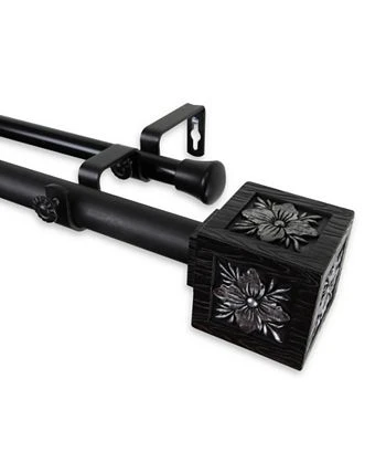 Rod Desyne Ophelia Double Curtain Rod 1 OD 28-48 Inch 5 Rod Desyne Ophelia Double Curtain Rod 1 OD 28-48 Inch - Image 3