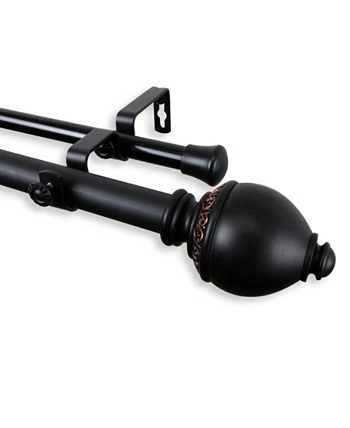 Rod Desyne Amona Double Curtain Rod 1 OD 66-120 Inch 8 Rod Desyne Amona Double Curtain Rod 1 OD 66-120 Inch - Image 6