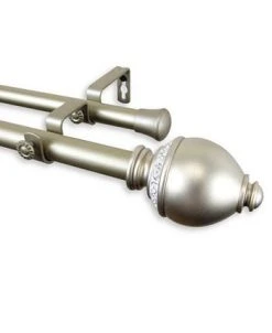 Rod Desyne Amona Double Curtain Rod 1 OD 48-84 Inch -Chic Home Store 16550362 fpx