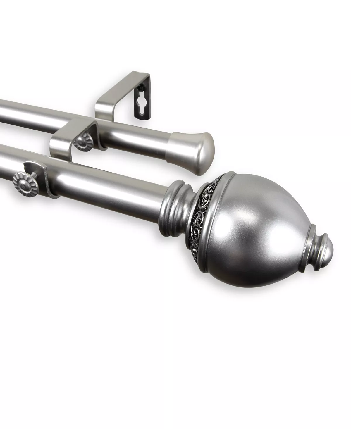 Rod Desyne Amona Double Curtain Rod 1 OD 66-120 Inch 10 Rod Desyne Amona Double Curtain Rod 1 OD 66-120 Inch - Image 8