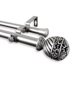 Rod Desyne Lanette Double Curtain Rod 1 OD 28-48 Inch 19 Rod Desyne Lanette Double Curtain Rod 1 OD 28-48 Inch -Chic Home Store 16550397 fpx