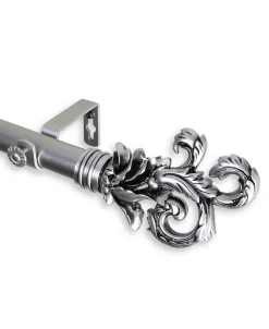 Rod Desyne Plume Curtain Rod 1 Inch Dia 120-170 Inch -Chic Home Store 16550560 fpx