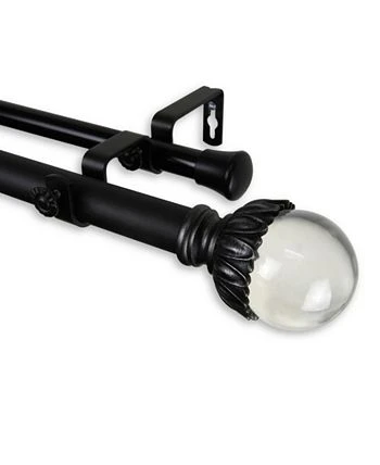 Rod Desyne Pixie Double Curtain Rod 1 OD 160-240 Inch 4 Rod Desyne Pixie Double Curtain Rod 1 OD 160-240 Inch - Image 2