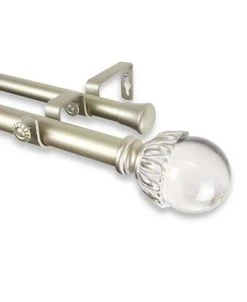 Rod Desyne Pixie Double Curtain Rod 1 OD 160-240 Inch 17 Rod Desyne Pixie Double Curtain Rod 1 OD 160-240 Inch -Chic Home Store 16550584 fpx