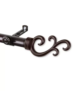 Rod Desyne Swan Curtain Rod 0.8125 Diameter 66 - 120 -Chic Home Store 16550663 fpx