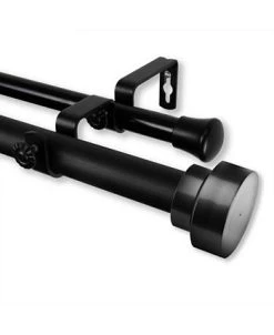 Rod Desyne Bonnet Double Curtain Rod 1 OD 48-84 Inch -Chic Home Store 16550702 fpx