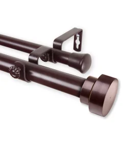 Rod Desyne Bonnet Double Curtain Rod 1 OD 28-48 Inch -Chic Home Store 16550713 fpx