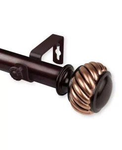 Rod Desyne Baldir Curtain Rod 1 OD 66-120 Inch -Chic Home Store 16550903 fpx