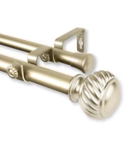 Rod Desyne Baldir Double Curtain Rod 1 OD 48-84 Inch -Chic Home Store 16551014 fpx