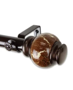 Rod Desyne Marble Curtain Rod 1 OD 120-170 Inch -Chic Home Store 16551105 fpx