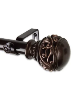 Rod Desyne Isabella Curtain Rod 1 OD 48-84 Inch -Chic Home Store 16551134 fpx
