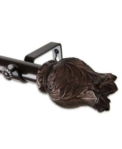 Rod Desyne Verda Curtain Rod 1 OD 66-120 Inch -Chic Home Store 16551173 fpx