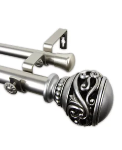 Rod Desyne Isabella Double Curtain Rod 1 OD 120-170 Inch -Chic Home Store 16551284 fpx