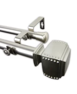 Rod Desyne Bennett Double Curtain Rod 1 OD 28-48 Inch -Chic Home Store 16551296 fpx