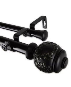Rod Desyne Colette Double Curtain Rod 1 OD 48-84 Inch 18 Rod Desyne Colette Double Curtain Rod 1 OD 48-84 Inch -Chic Home Store 16551322 fpx