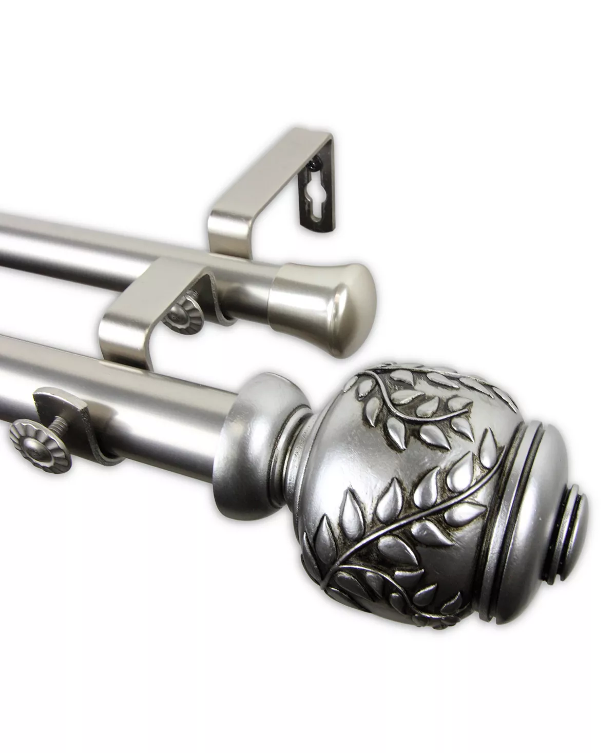 Rod Desyne Colette Double Curtain Rod 1 OD 48-84 Inch 10 Rod Desyne Colette Double Curtain Rod 1 OD 48-84 Inch - Image 8