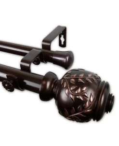 Rod Desyne Colette Double Curtain Rod 1 OD 28-48 Inch -Chic Home Store 16551331 fpx