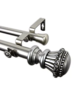 Rod Desyne Chance Double Curtain Rod 1 OD 160-240 Inch -Chic Home Store 16551359 fpx