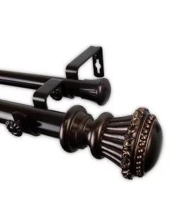 Rod Desyne Chance Double Curtain Rod 1 OD 48-84 Inch -Chic Home Store 16551361 fpx