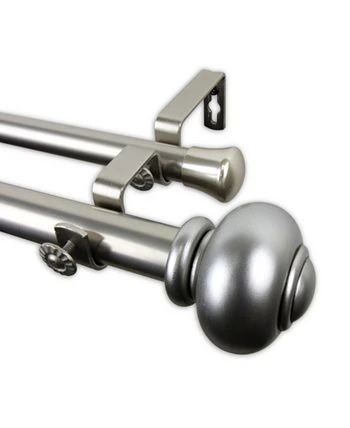 Rod Desyne Tunda Double Curtain Rod 1 OD 28-48 Inch 5 Rod Desyne Tunda Double Curtain Rod 1 OD 28-48 Inch - Image 3