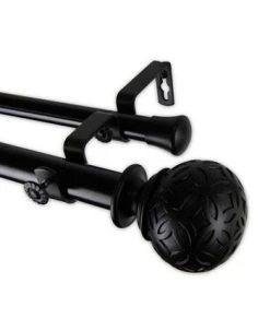 Rod Desyne Odelia Double Curtain Rod 1 OD 66-120 Inch -Chic Home Store 16551412 fpx